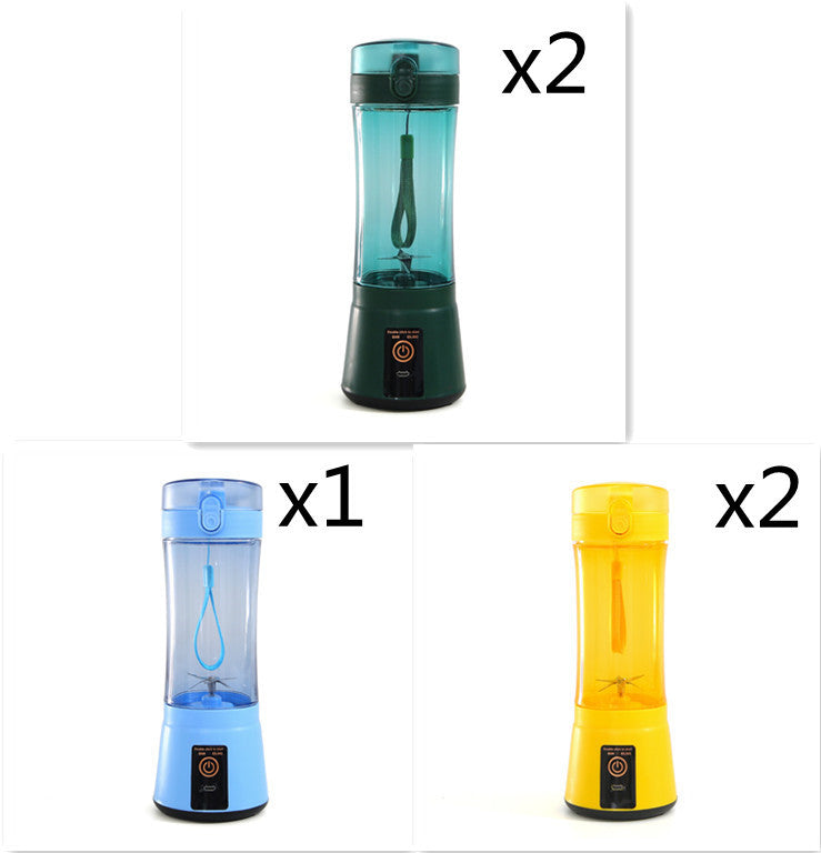 Portable Electric Fruit Juicer Wireless USB Rechargeable Mini Mixer Multifunction Summer Smoothie Blender Machine Kitchen Supplies - Best Buy Daily