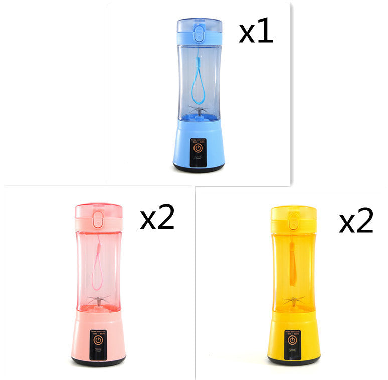Portable Electric Fruit Juicer Wireless USB Rechargeable Mini Mixer Multifunction Summer Smoothie Blender Machine Kitchen Supplies - Best Buy Daily