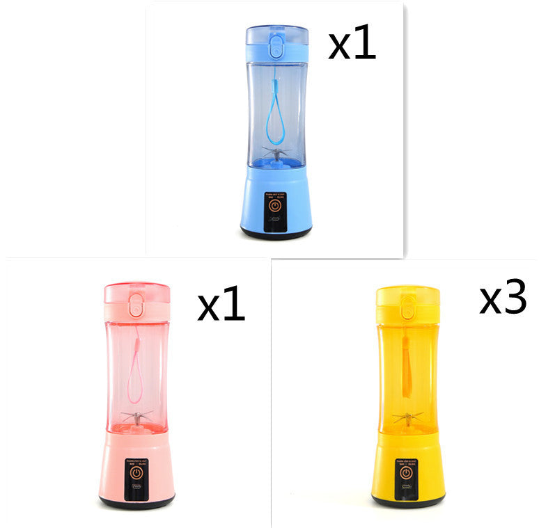 Portable Electric Fruit Juicer Wireless USB Rechargeable Mini Mixer Multifunction Summer Smoothie Blender Machine Kitchen Supplies - Best Buy Daily