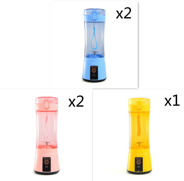 Portable Electric Fruit Juicer Wireless USB Rechargeable Mini Mixer Multifunction Summer Smoothie Blender Machine Kitchen Supplies - Best Buy Daily
