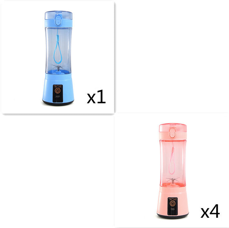 Portable Electric Fruit Juicer Wireless USB Rechargeable Mini Mixer Multifunction Summer Smoothie Blender Machine Kitchen Supplies - Best Buy Daily