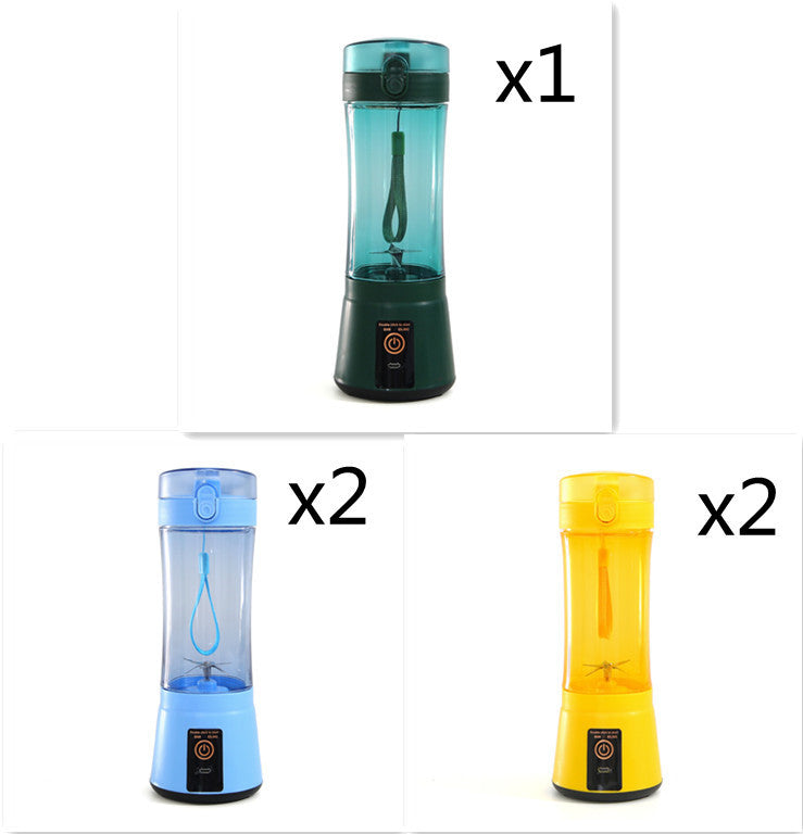Portable Electric Fruit Juicer Wireless USB Rechargeable Mini Mixer Multifunction Summer Smoothie Blender Machine Kitchen Supplies - Best Buy Daily