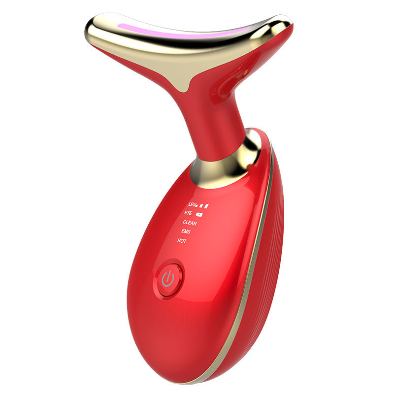 EMS Thermal Neck Lifting And Tighten Massager Electric Microcurrent Wrinkle Remover - Best Buy Daily