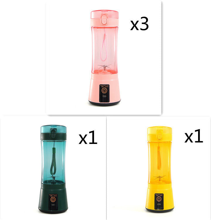 Portable Electric Fruit Juicer Wireless USB Rechargeable Mini Mixer Multifunction Summer Smoothie Blender Machine Kitchen Supplies - Best Buy Daily