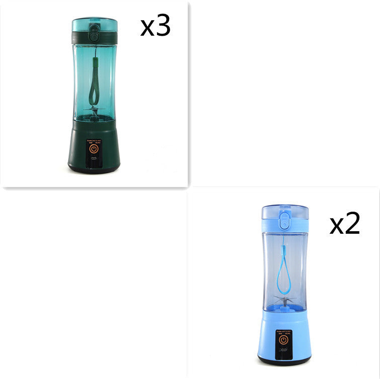 Portable Electric Fruit Juicer Wireless USB Rechargeable Mini Mixer Multifunction Summer Smoothie Blender Machine Kitchen Supplies - Best Buy Daily