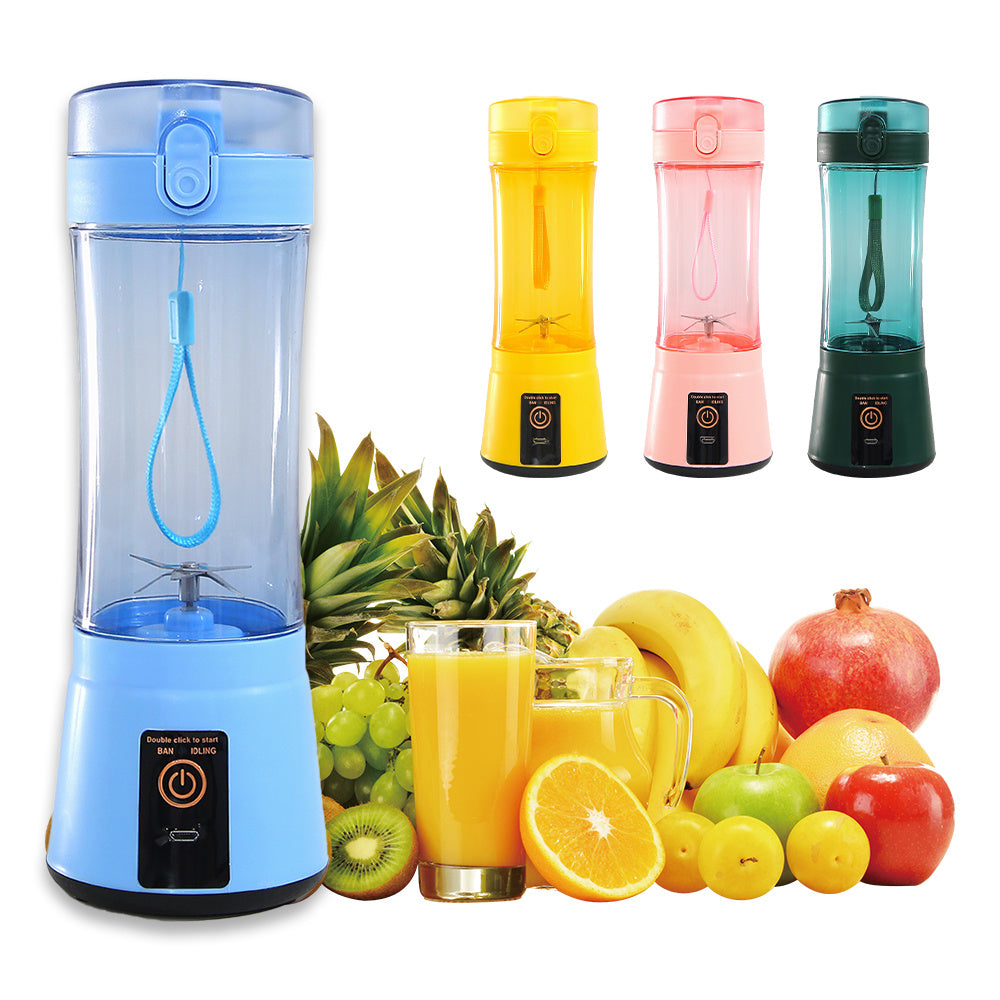 Portable Electric Fruit Juicer Wireless USB Rechargeable Mini Mixer Multifunction Summer Smoothie Blender Machine Kitchen Supplies - Best Buy Daily