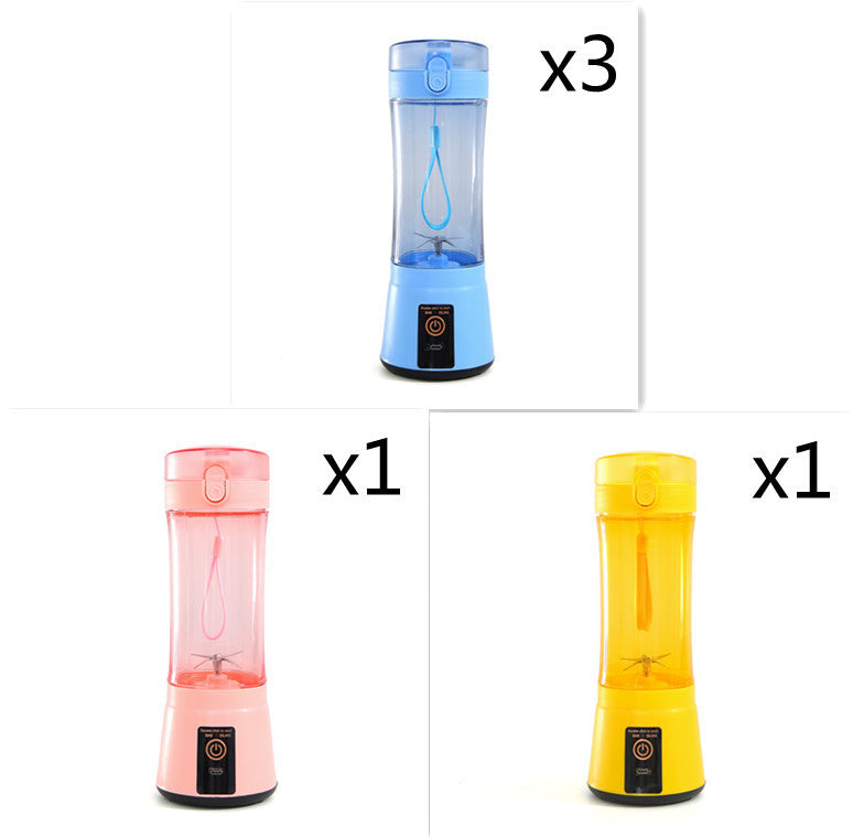 Portable Electric Fruit Juicer Wireless USB Rechargeable Mini Mixer Multifunction Summer Smoothie Blender Machine Kitchen Supplies - Best Buy Daily