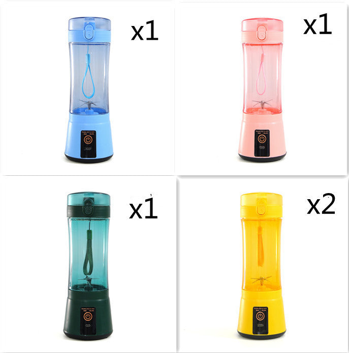 Portable Electric Fruit Juicer Wireless USB Rechargeable Mini Mixer Multifunction Summer Smoothie Blender Machine Kitchen Supplies - Best Buy Daily