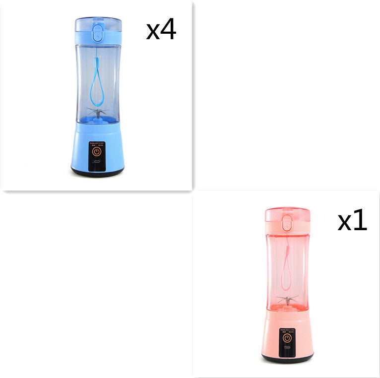 Portable Electric Fruit Juicer Wireless USB Rechargeable Mini Mixer Multifunction Summer Smoothie Blender Machine Kitchen Supplies - Best Buy Daily