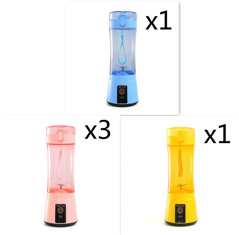 Portable Electric Fruit Juicer Wireless USB Rechargeable Mini Mixer Multifunction Summer Smoothie Blender Machine Kitchen Supplies - Best Buy Daily