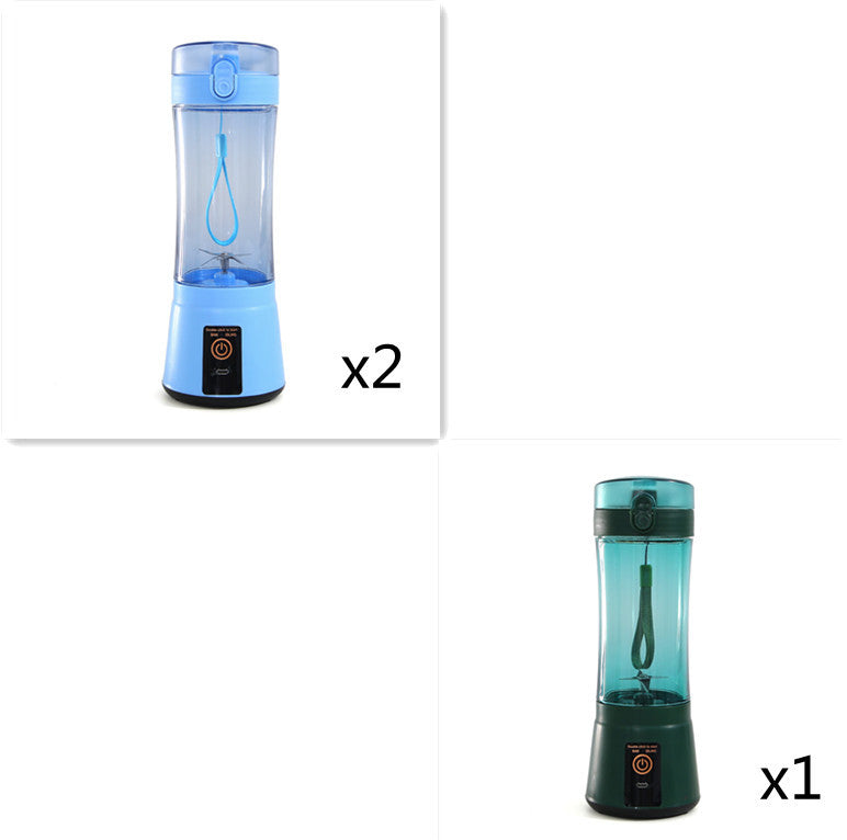 Portable Electric Fruit Juicer Wireless USB Rechargeable Mini Mixer Multifunction Summer Smoothie Blender Machine Kitchen Supplies - Best Buy Daily