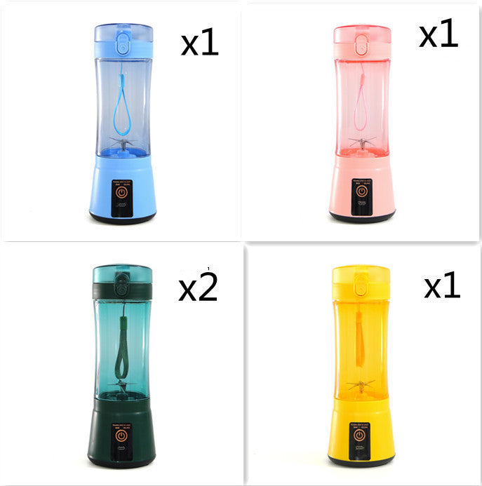 Portable Electric Fruit Juicer Wireless USB Rechargeable Mini Mixer Multifunction Summer Smoothie Blender Machine Kitchen Supplies - Best Buy Daily