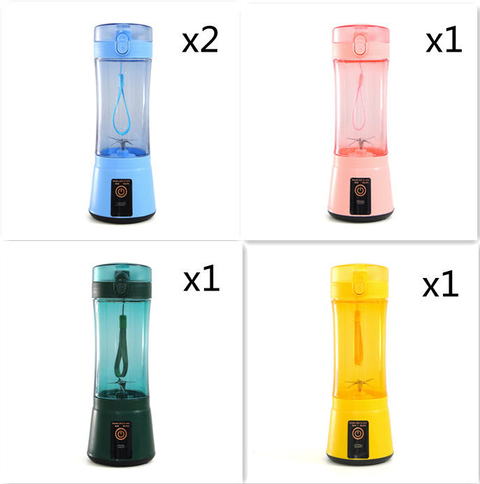 Portable Electric Fruit Juicer Wireless USB Rechargeable Mini Mixer Multifunction Summer Smoothie Blender Machine Kitchen Supplies - Best Buy Daily