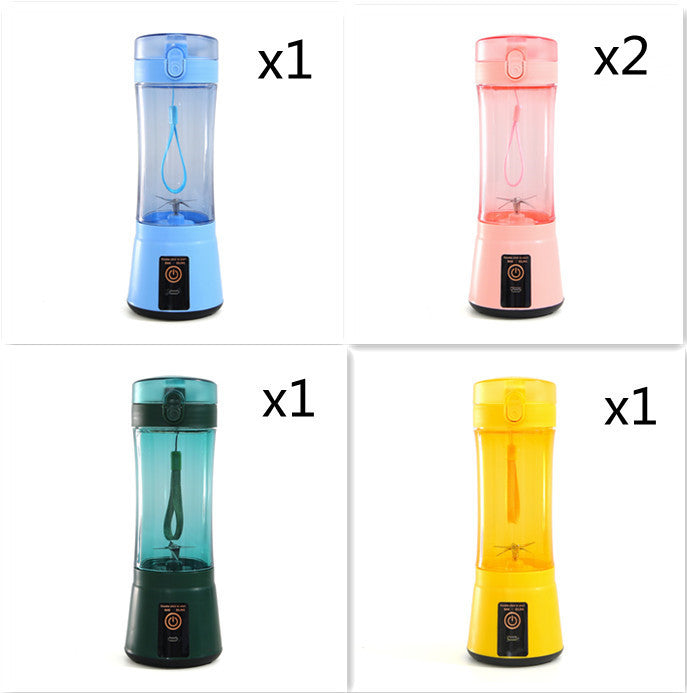 Portable Electric Fruit Juicer Wireless USB Rechargeable Mini Mixer Multifunction Summer Smoothie Blender Machine Kitchen Supplies - Best Buy Daily